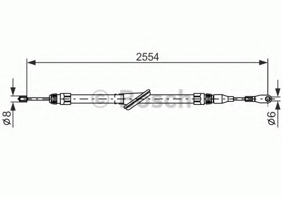 1987477699 BOSCH Трос тормозной 1987477699 BOSCH
