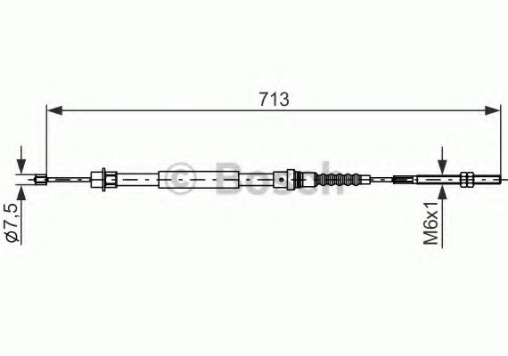 1987477594 BOSCH Трос тормозной 1987477594 BOSCH