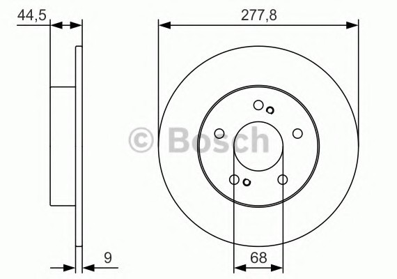 0986479T86 BOSCH Тормозной диск 0986479T86 BOSCH