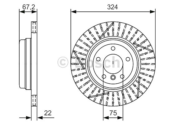 0986479A78 BOSCH Тормозной диск 0986479A78 BOSCH