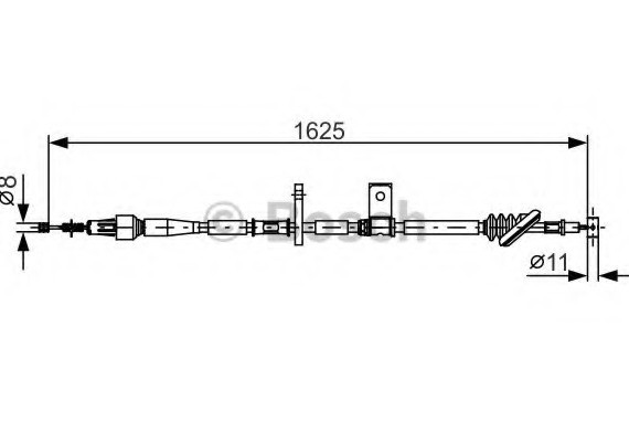 1987482094 BOSCH Гальмівний трос BOSCH