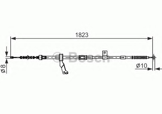 1987482297 BOSCH Гальмівний трос BOSCH