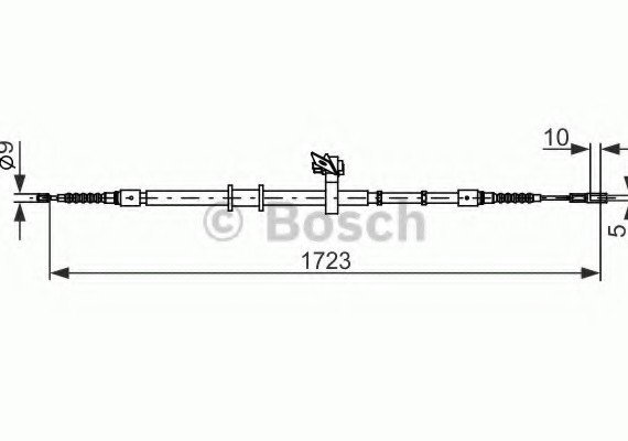 1987482269 BOSCH Гальмівний трос BOSCH