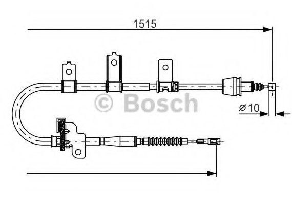 1987482098 BOSCH Трос тормозной 1987482098 BOSCH