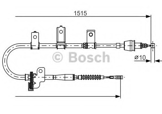 1987482097 BOSCH Трос тормозной 1987482097 BOSCH
