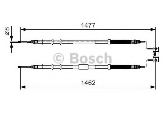 1987482037 BOSCH Трос тормозной 1987482037 BOSCH
