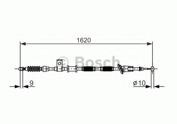 1987477894 BOSCH Гальмівний трос BOSCH