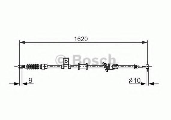 1987477893 BOSCH Гальмівний трос BOSCH