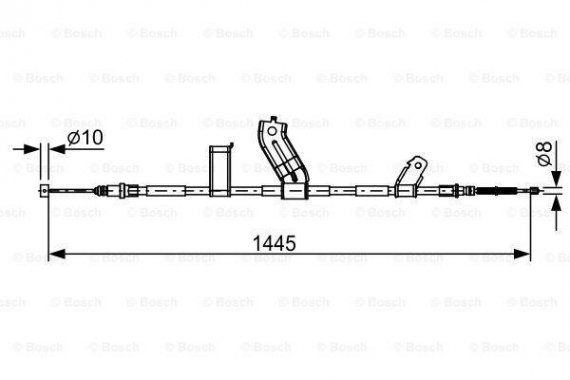 1987482523 BOSCH Тормозной трос 1987482523 BOSCH