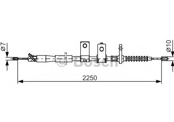 1987482343 BOSCH Гальмівний трос BOSCH