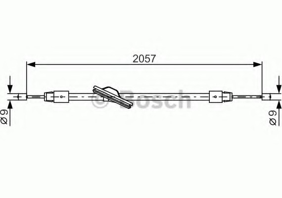 1987482331 BOSCH Тормозной трос 1987482331 BOSCH