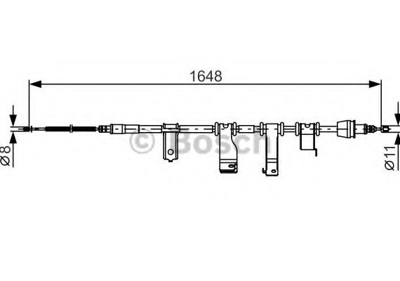 1987482350 BOSCH Гальмівний трос BOSCH