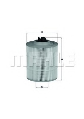 LX 2685 MAHLE Фильтр воздушный LX 2685 MAHLE