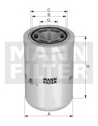 WH 980/3 MANN (Германия) Фильтр масляный WH 980/3 MANN