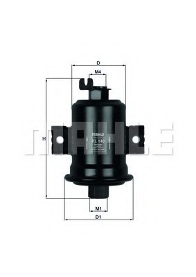 KL 140 MAHLE Фильтр топливный KL 140 MAHLE