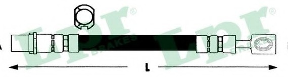 Фото тормозной шланг 6T46791 LPR 6T46791 LPR 6T46791 LPR Тормозной шланг 6T46791 LPR