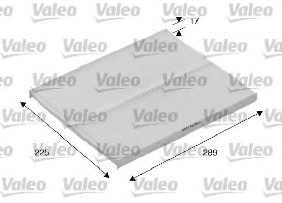 Фото фильтр салона 698167 VALEO 698167 Valeo PHC 698167 Valeo PHC Фильтр салона 698167 VALEO