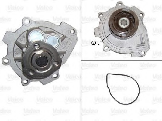 506837 Valeo PHC Водяной насос 506837 VALEO