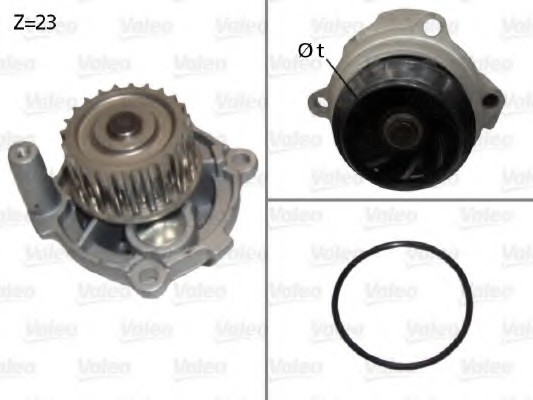 506790 Valeo PHC Водяной насос 506790 VALEO