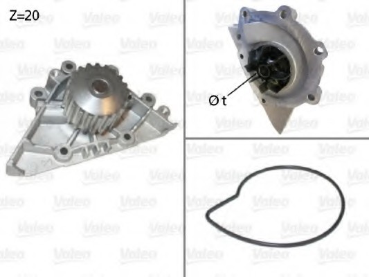 Фото водяной насос 506720 VALEO 506720 Valeo PHC 506720 Valeo PHC Водяной насос 506720 VALEO