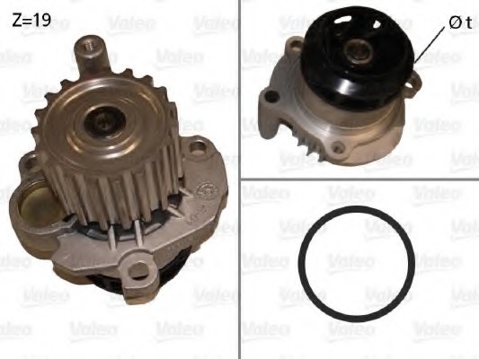 Водяной насос 506873 VALEO