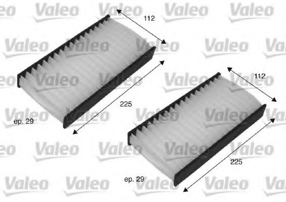 Фото фильтр салона 698735 VALEO 698735 Valeo PHC 698735 Valeo PHC Фильтр салона 698735 VALEO
