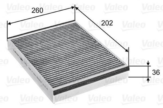 Фото фильтр салона 715757 VALEO 715757 Valeo PHC 715757 Valeo PHC Фильтр салона 715757 VALEO