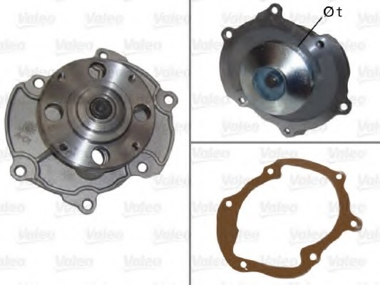 506866 Valeo PHC Водяной насос 506866 VALEO