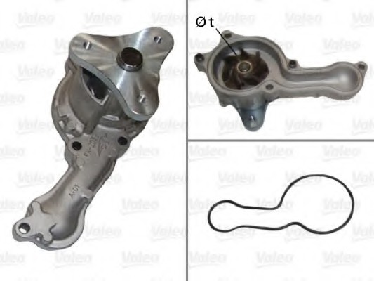 Фото водяной насос 506812 VALEO 506812 Valeo PHC 506812 Valeo PHC Водяной насос 506812 VALEO
