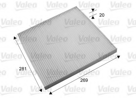 Фото фильтр салона 715703 VALEO 715703 Valeo PHC 715703 Valeo PHC Фильтр салона 715703 VALEO