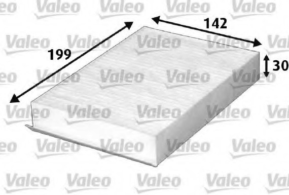 Фото фільтр салону 715644 Valeo PHC 715644 Valeo PHC Фільтр салону