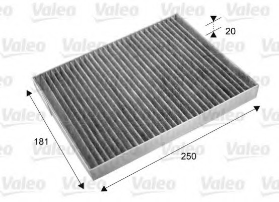 Фото фильтр салона 715667 VALEO 715667 Valeo PHC 715667 Valeo PHC Фильтр салона 715667 VALEO