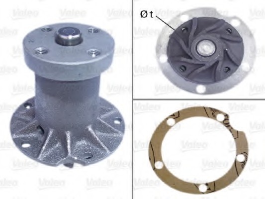 Фото водяной насос 506100 VALEO 506100 Valeo PHC 506100 Valeo PHC Водяной насос 506100 VALEO