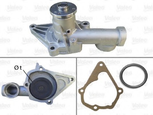Фото водяной насос 506406 VALEO 506406 Valeo PHC 506406 Valeo PHC Водяной насос 506406 VALEO