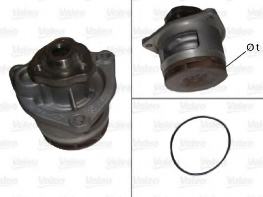 Водяной насос 506657 VALEO