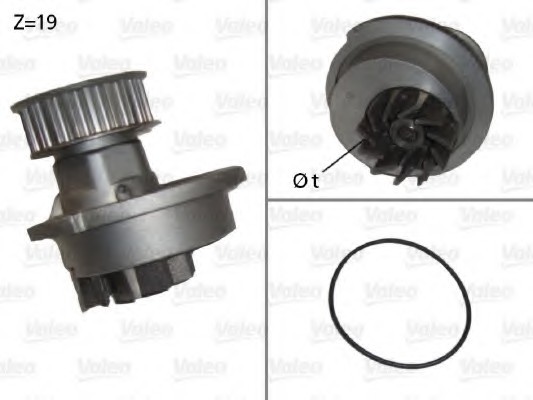 506647 Valeo PHC Водяной насос 506647 VALEO