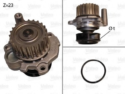 Фото водяной насос 506532 VALEO 506532 Valeo PHC 506532 Valeo PHC Водяной насос 506532 VALEO