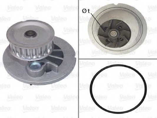 Фото водяной насос 506703 VALEO 506703 Valeo PHC 506703 Valeo PHC Водяной насос 506703 VALEO