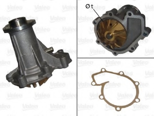 506671 Valeo PHC Водяной насос 506671 VALEO