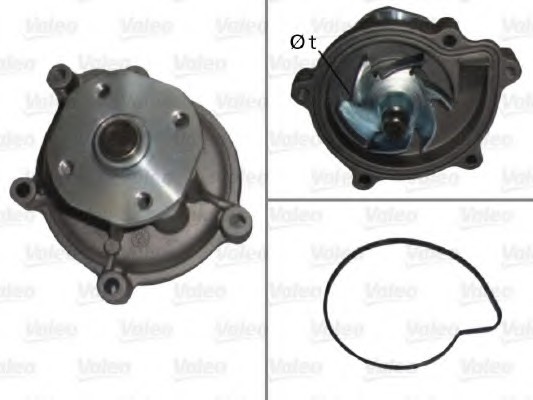 506899 Valeo PHC Водяной насос 506899 VALEO