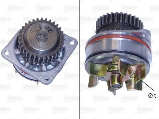 Фото водяной насос 506924 VALEO 506924 Valeo PHC 506924 Valeo PHC Водяной насос 506924 VALEO