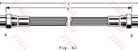 Гальмівний шланг PHA314 TRW