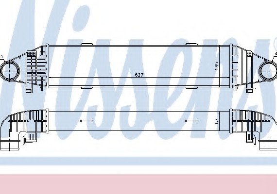 96597 NISSENS (Дания) Інтеркулер 96597 NISSENS