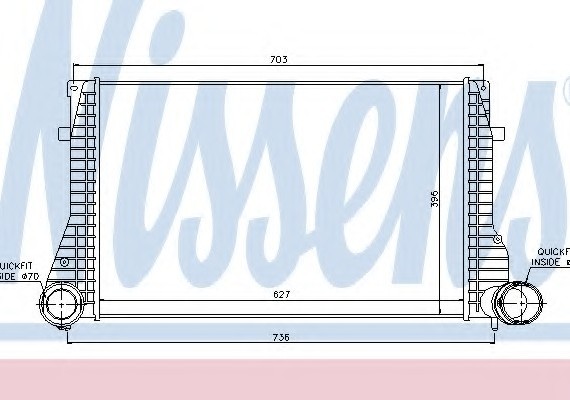 96633 NISSENS (Дания) Інтеркулер 96633 NISSENS
