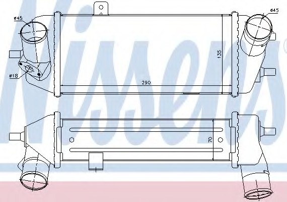 96558 NISSENS (Дания) Інтеркулер 96558 NISSENS