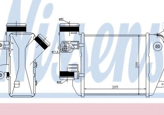 96576 NISSENS (Дания) Интеркулер 96576 NISSENS