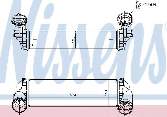 96364 NISSENS (Дания) Інтеркулер 96364 NISSENS