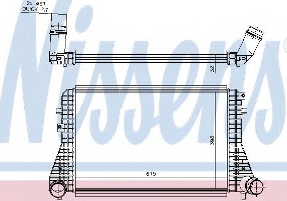 96493 NISSENS (Дания) Интеркулер 96493 NISSENS