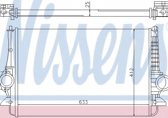 96692 NISSENS (Дания) Інтеркулер 96692 NISSENS