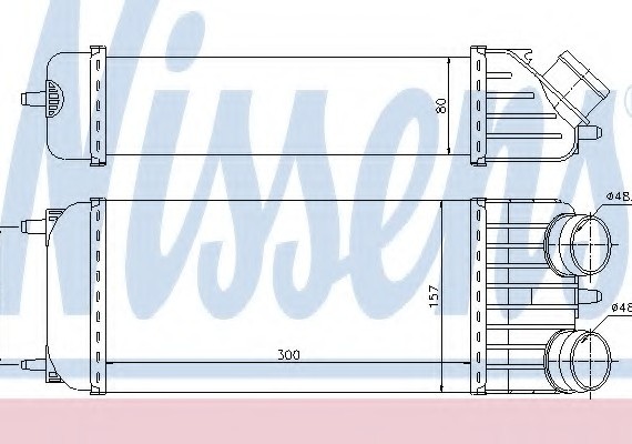 96612 NISSENS (Дания) Інтеркулер 96612 NISSENS